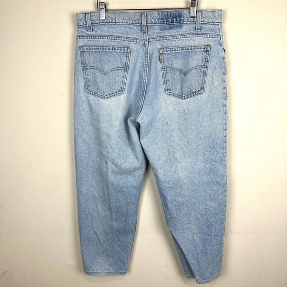 Levi’s Orange Tab Light Wash VTG 80s Distressed Jeans 38 x 32 - Picture 8 of 12